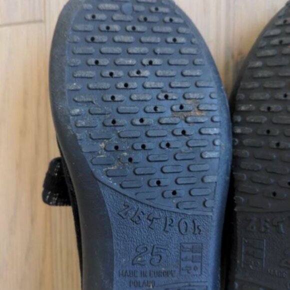 Zetpol girls shoes size 25 Flower Floral Europe European velvet approx size 9 - Picture 6 of 6